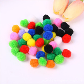 Factory direct sale Kids DIY Multi color Pompoms Craft Fluffy PomPoms